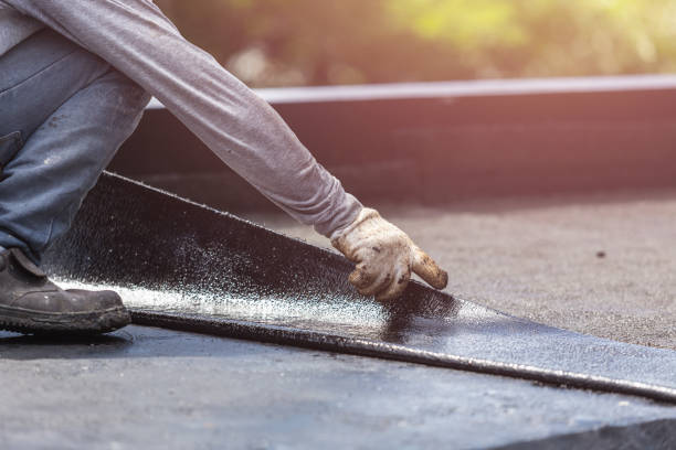 Professional Waterproofing technician working in Danville, OH